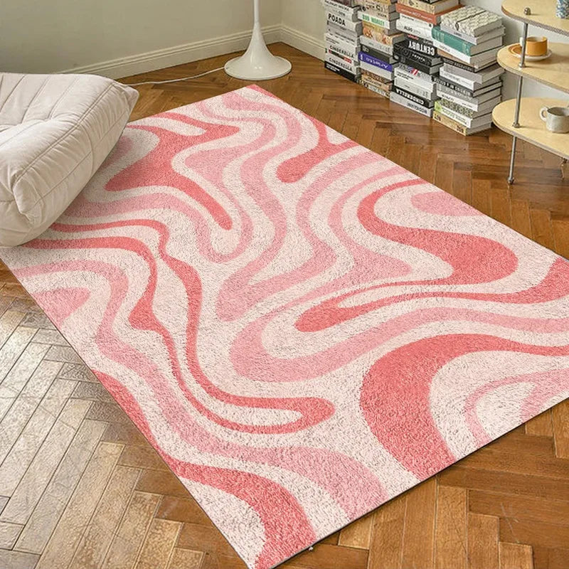 Różowy dywan do pokoju