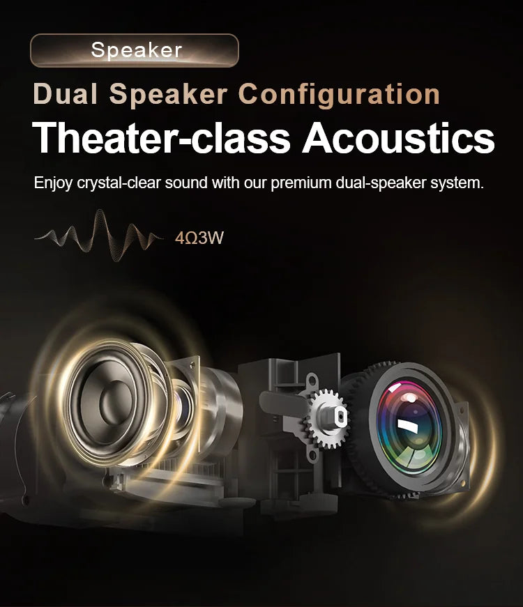 Przenośny projektor filmowy 4K Full HD 1080P z Systemem Android