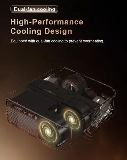 Przenośny projektor filmowy 4K Full HD 1080P z Systemem Android