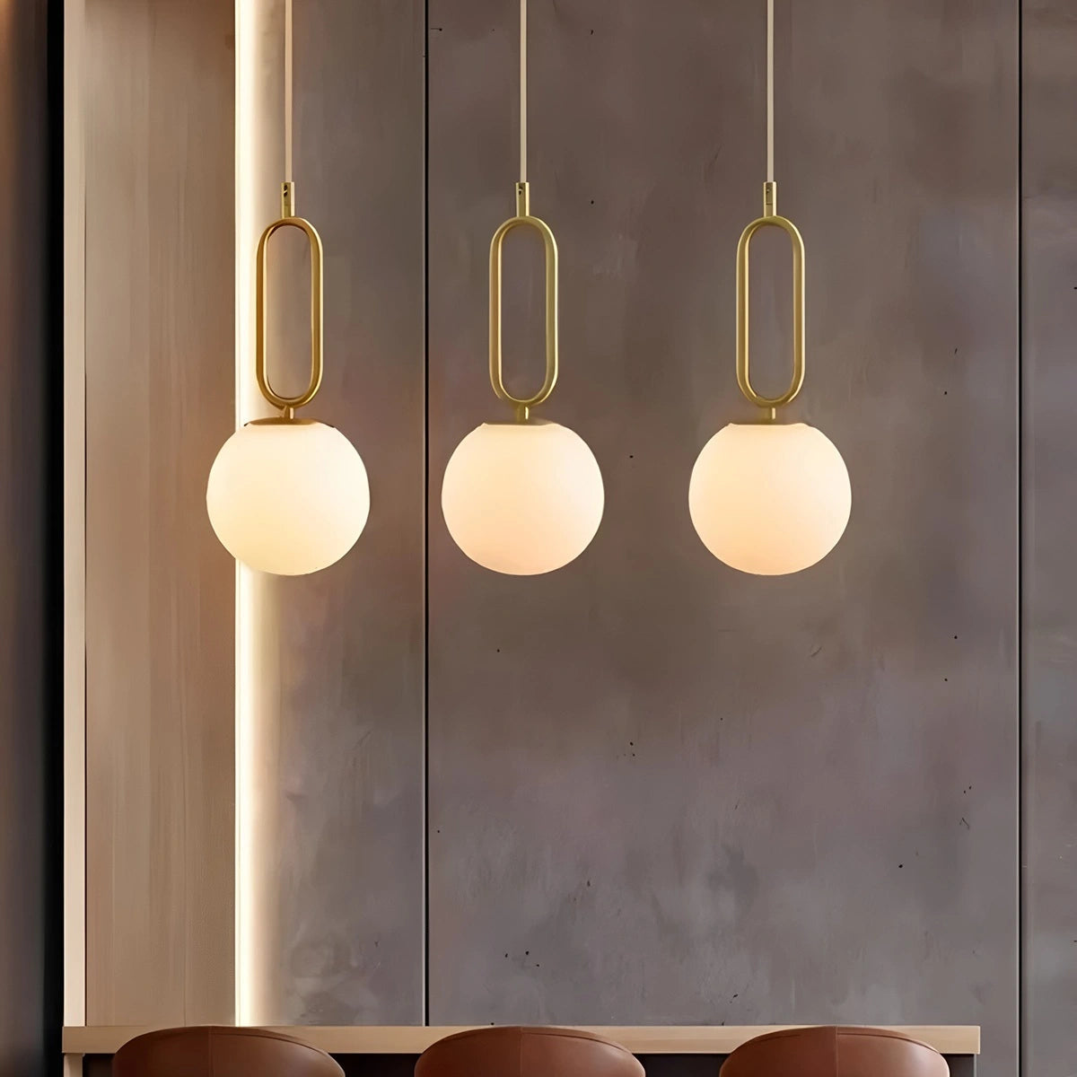 Lampa wisząca z marmuru