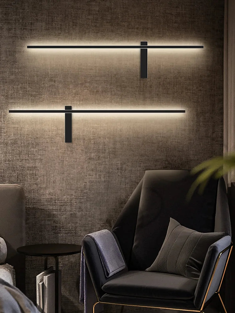 Nowoczesna i minimalistyczna lampa ścienna