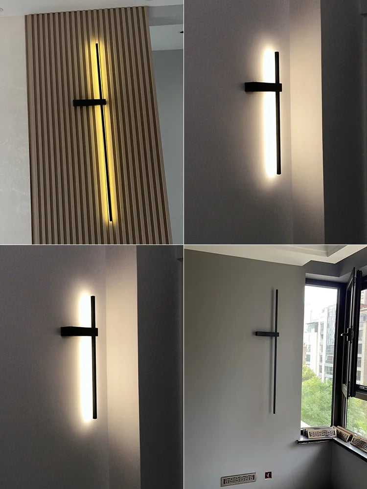 Nowoczesna i minimalistyczna lampa ścienna