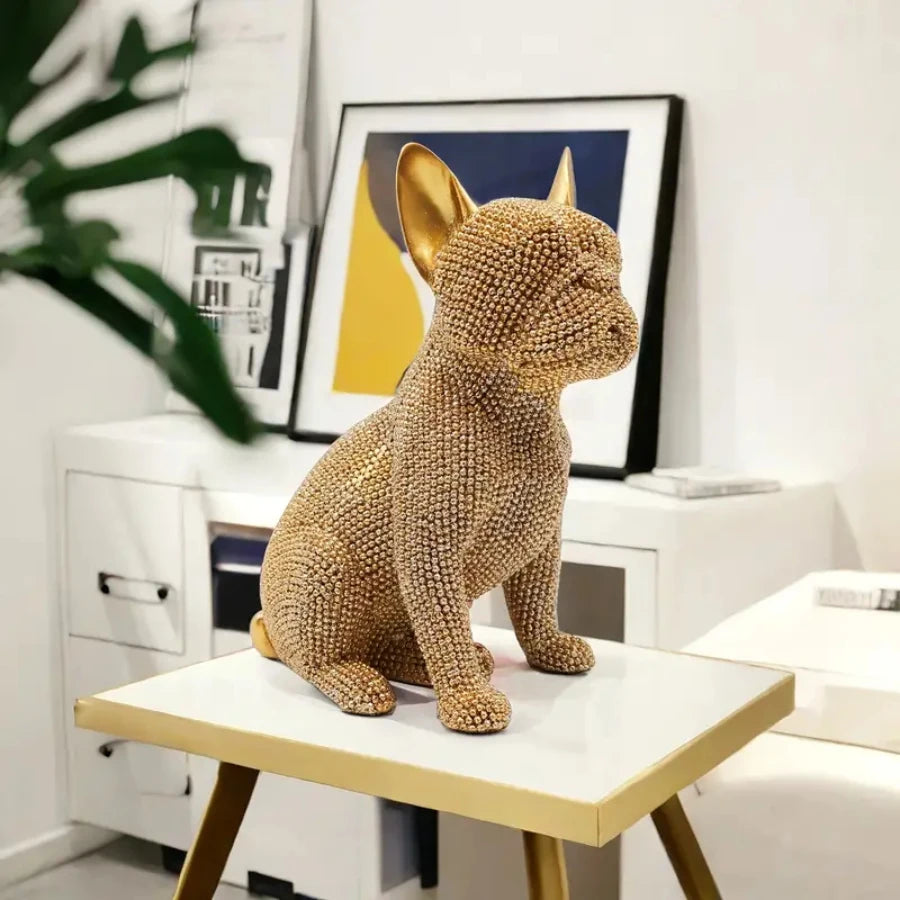 Figurka pieska buldoga