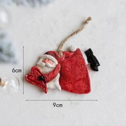 Świąteczny wisiorek z zywicy