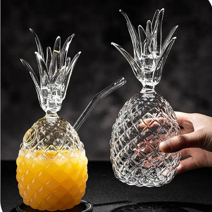 Szklanki w kształcie ananasa