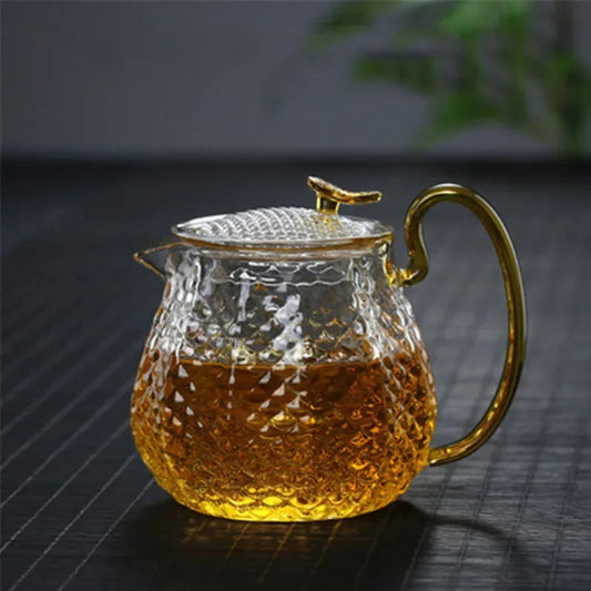 Szklany Dekoracyjny Czajnik