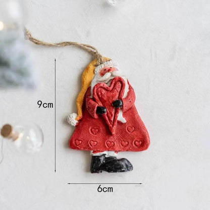 Świąteczny wisiorek z zywicy