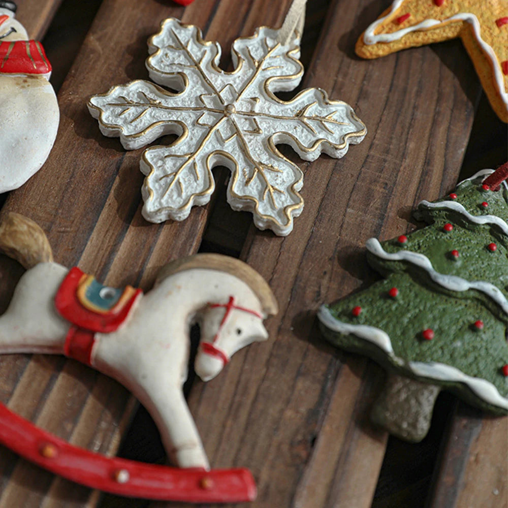 Świąteczny wisiorek z zywicy