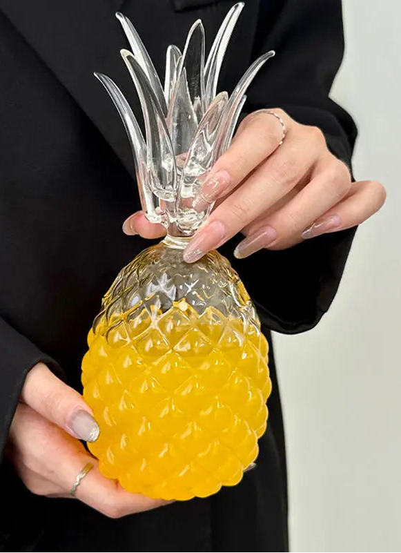 Szklanki w kształcie ananasa