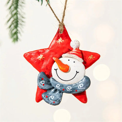 Świąteczny wisiorek z zywicy