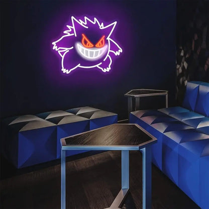 Neonowa lampa Gengar