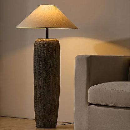 Antyczna ceramiczna lampa podłogowa