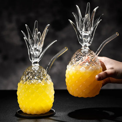 Szklanki w kształcie ananasa