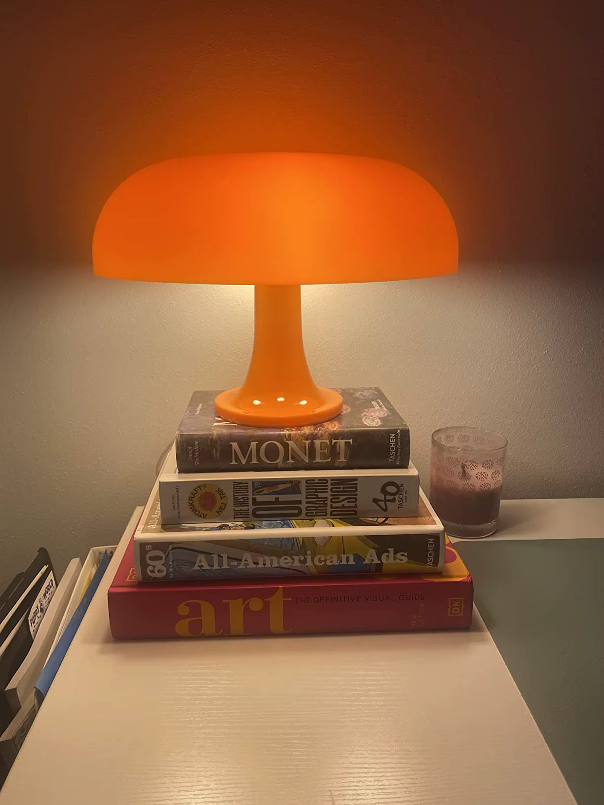 Nowoczesna Lampa Stołowa w kształcie grzybka