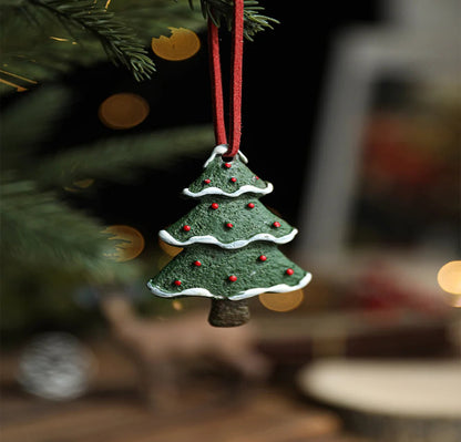 Świąteczny wisiorek z zywicy