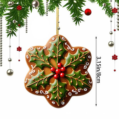 Świąteczny wisiorek z zywicy