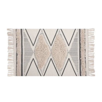 Dywan bawełniano-lniany