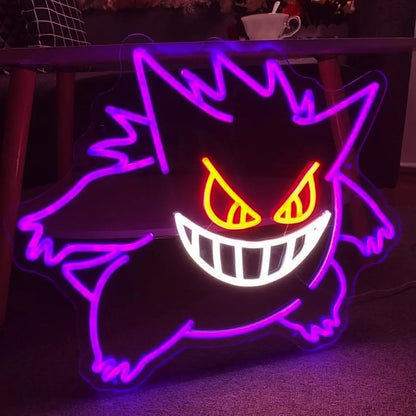 Neonowa lampa Gengar