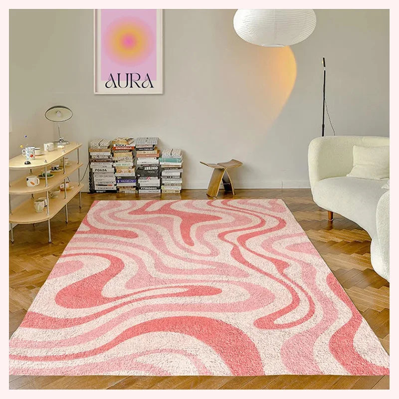 Różowy dywan do pokoju