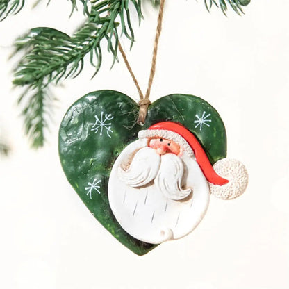 Świąteczny wisiorek z zywicy