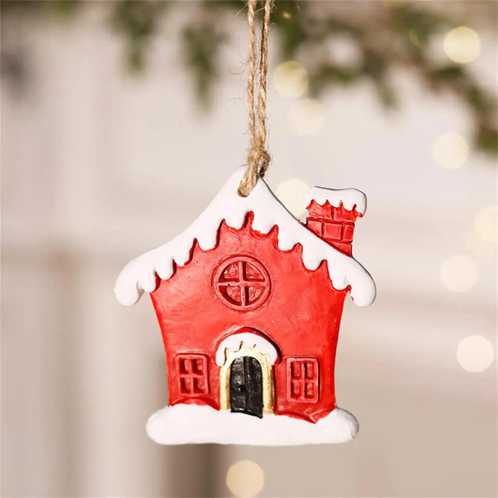 Świąteczny wisiorek z zywicy