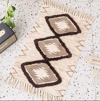 Dywan bawełniano-lniany