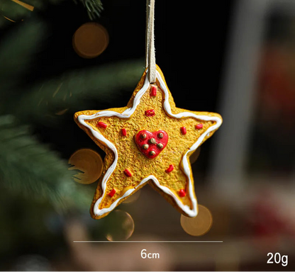 Świąteczny wisiorek z zywicy