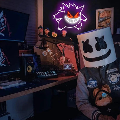 Neonowa lampa Gengar