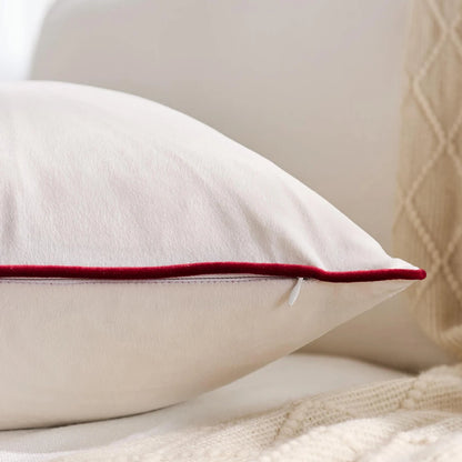 Poszewka Świąteczna Aksamitna z Haftem