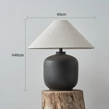 Antyczna ceramiczna lampa podłogowa