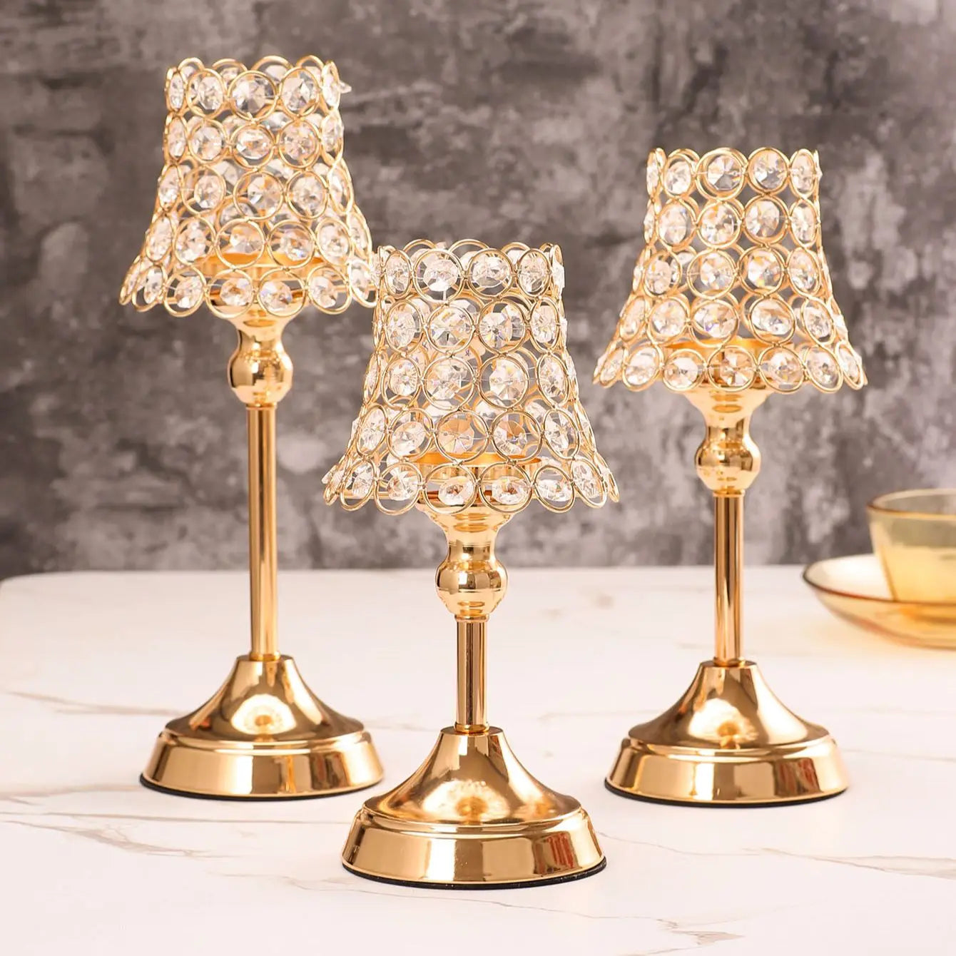 Kryształowy Złoty Świecznik