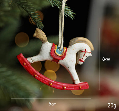 Świąteczny wisiorek z zywicy