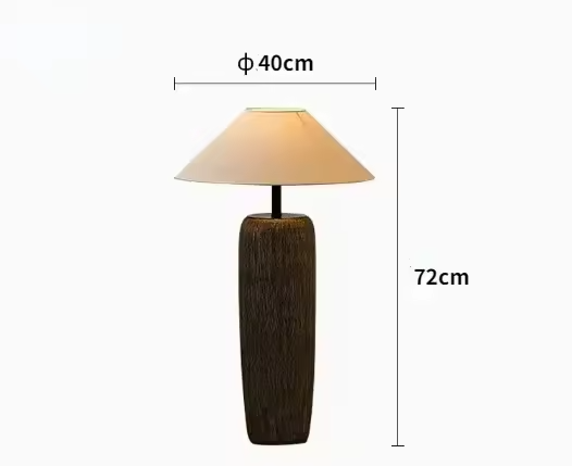 Antyczna ceramiczna lampa podłogowa