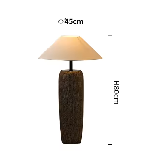 Antyczna ceramiczna lampa podłogowa