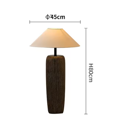 Antyczna ceramiczna lampa podłogowa