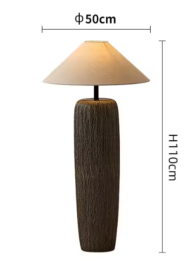 Antyczna ceramiczna lampa podłogowa