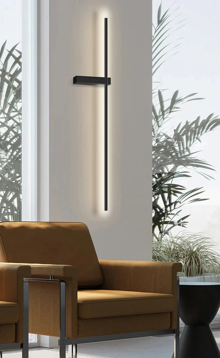 Nowoczesna i minimalistyczna lampa ścienna