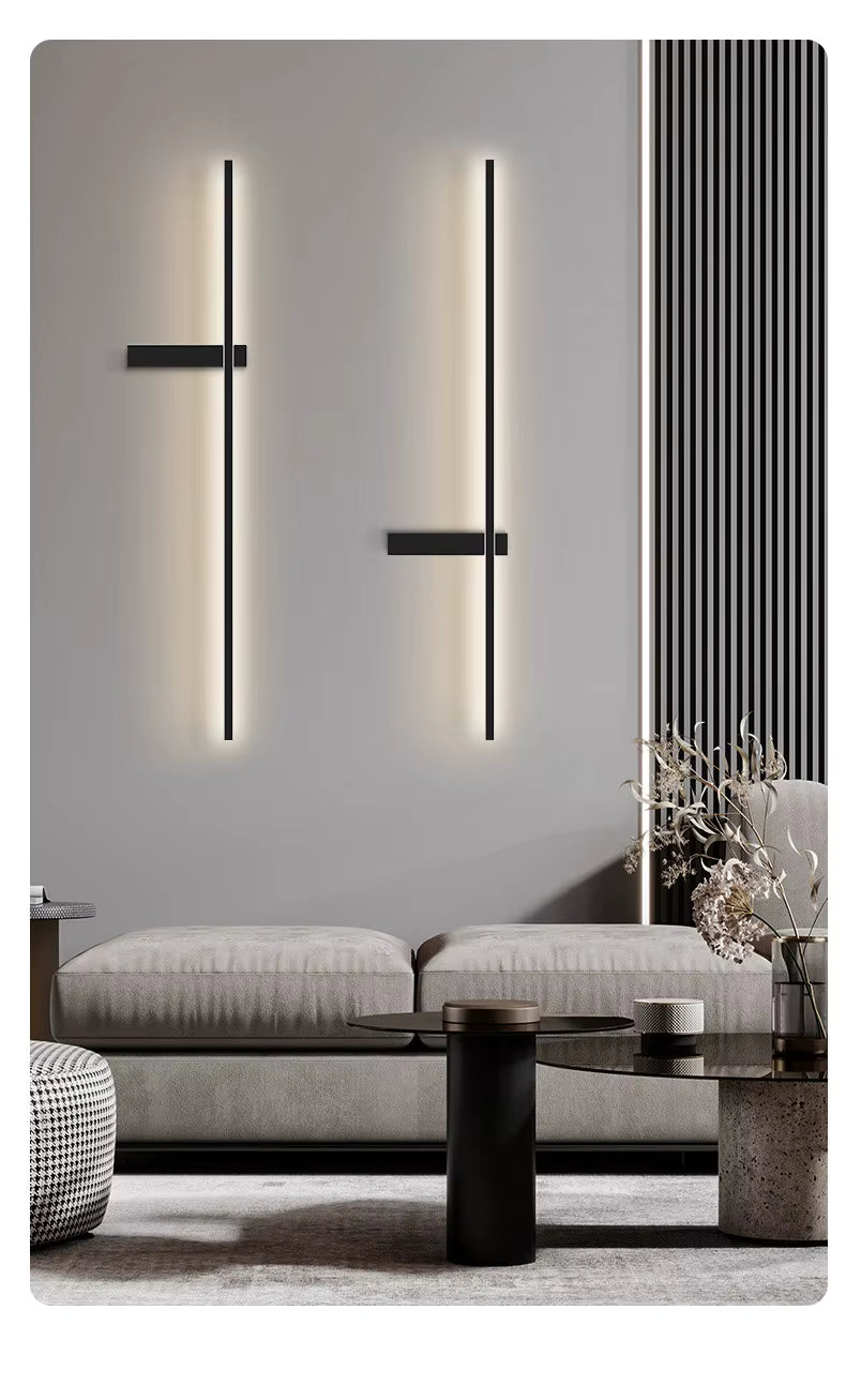 Nowoczesna i minimalistyczna lampa ścienna