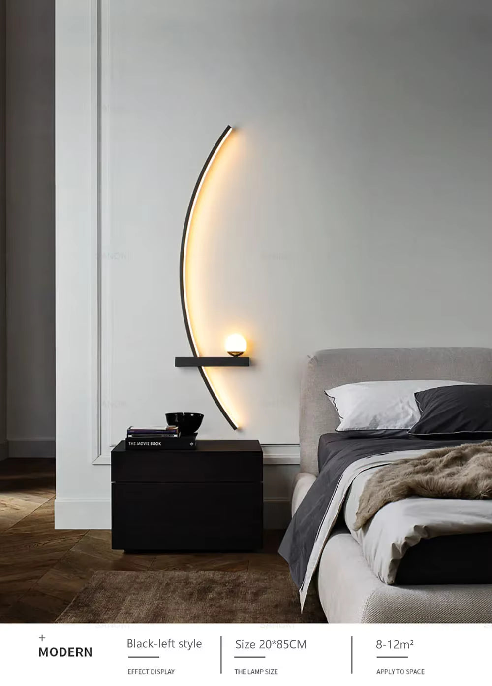 Dekoracyjna lampa LED kinkiet