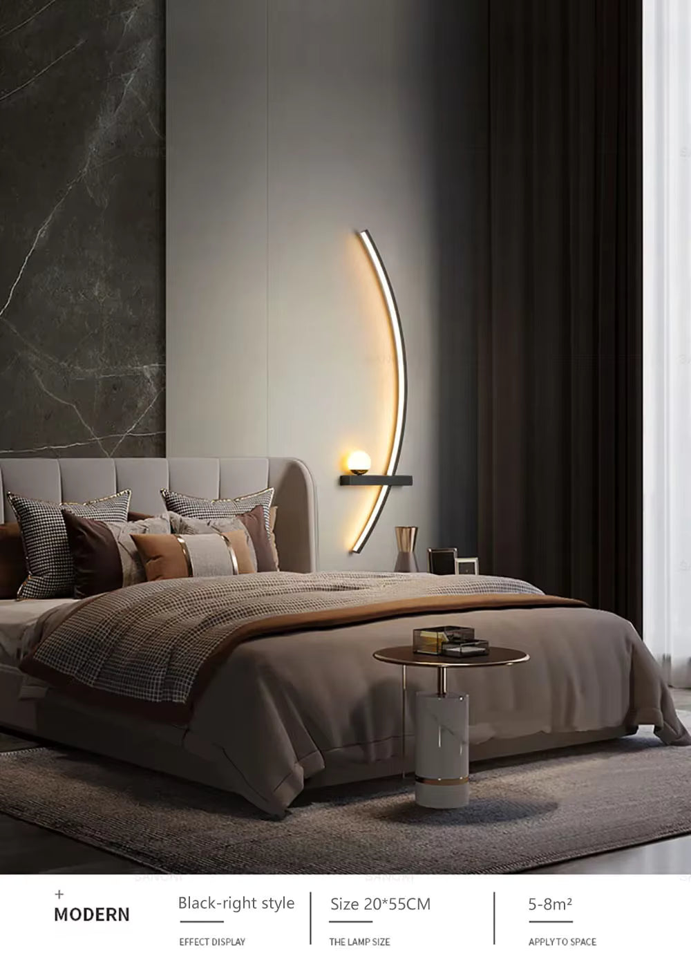 Dekoracyjna lampa LED kinkiet