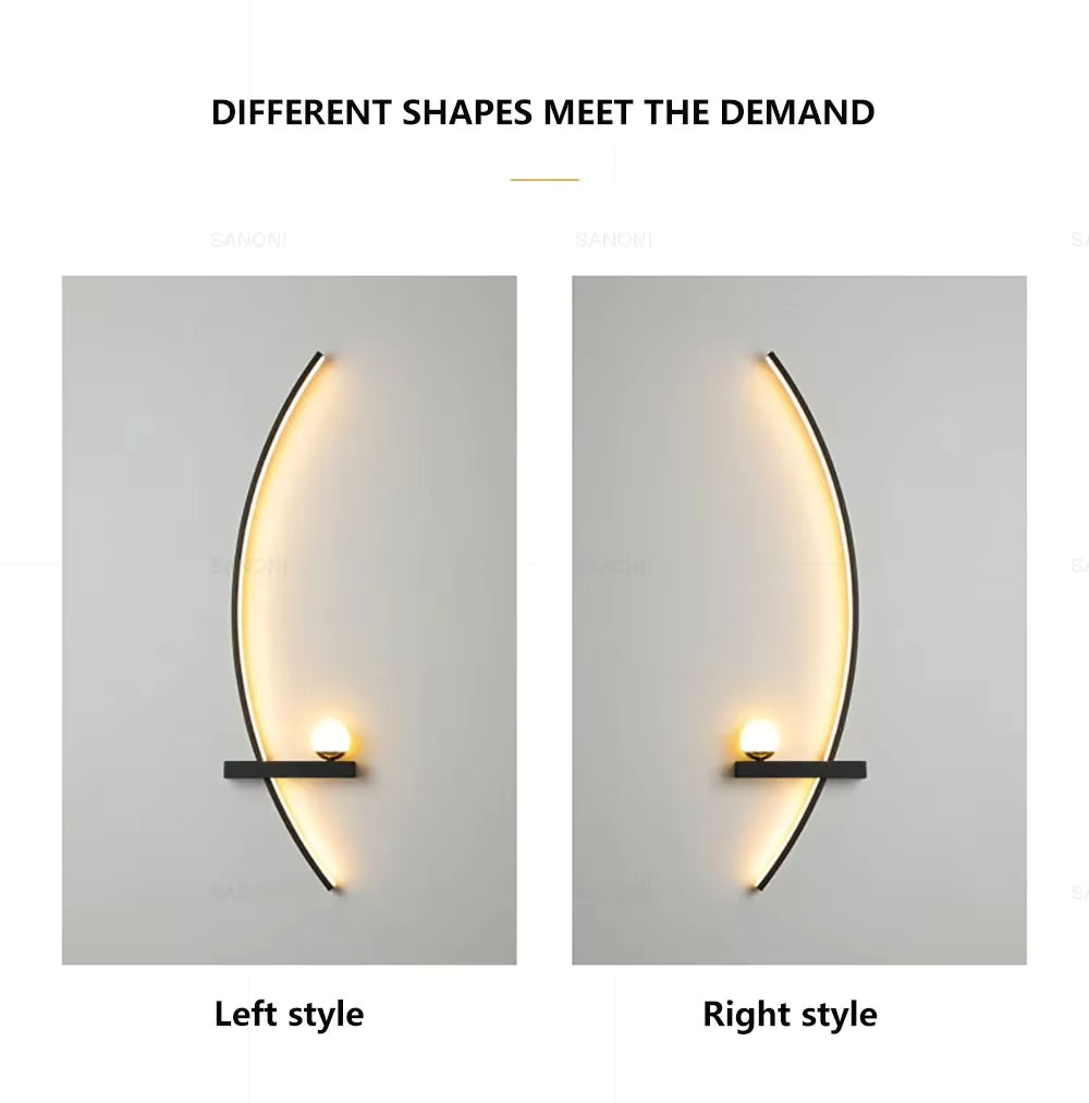 Dekoracyjna lampa LED kinkiet